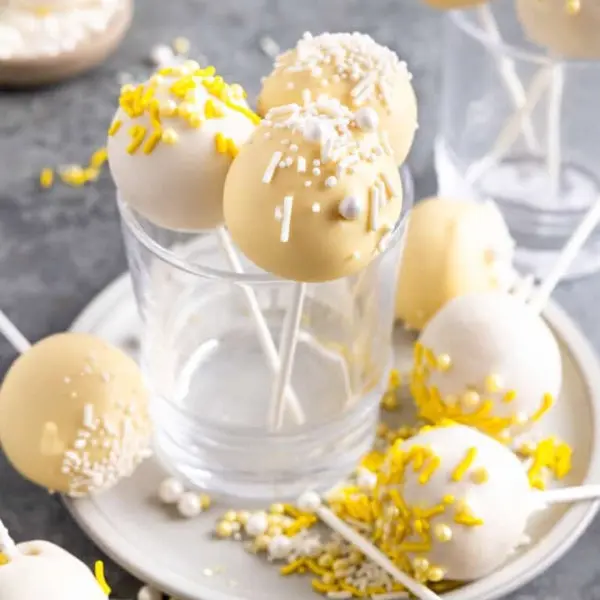 Lemon Cake Pops