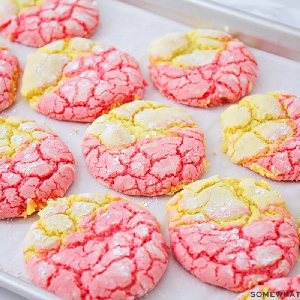 Strawberry Lemonade Cookies